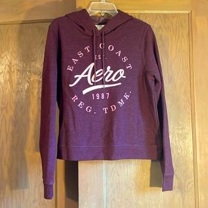 NWT Aeropostale burgundy hoodie sweatshirt. Size Large Bundle and save 25%!!!!!